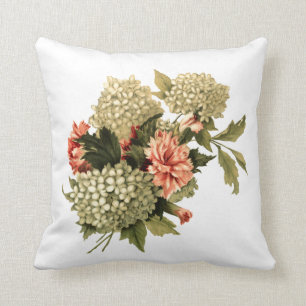 Coussin Bouquet Vintage féminin