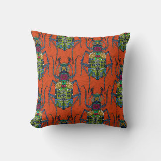 Coussin bousier orange