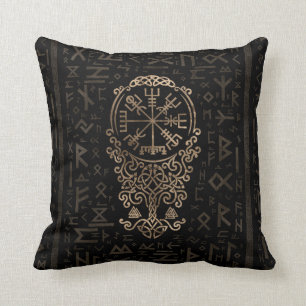 Coussin Boussole de Vegvisir - de Viking sur le motif de