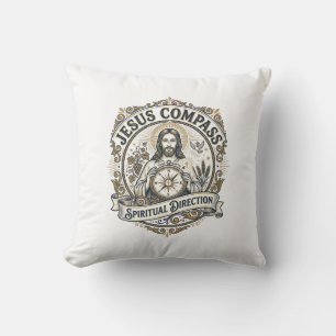 Coussin Boussole Jésus Direction Spirituelle Boussole Jésu