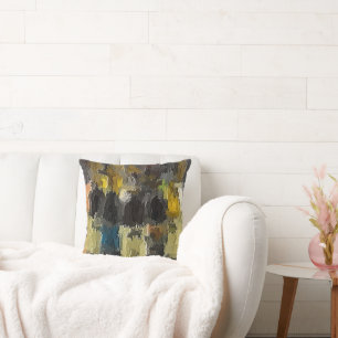 Coussin Bouteille de vin Abstraite