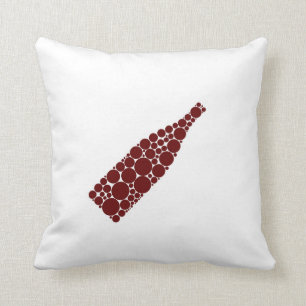 Coussin Bouteille de vin rouge