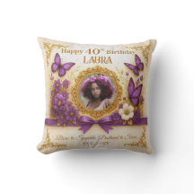 Bouteille Royale d'or violet personnalisé Cadeau d