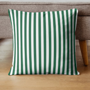 Coussin Bouteille vintage classique Vert & Blancs