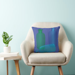 Coussin Bouteilles en verre