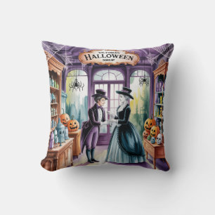 Coussin Boutique d'Halloween victorienne, Boutique d'Hallo