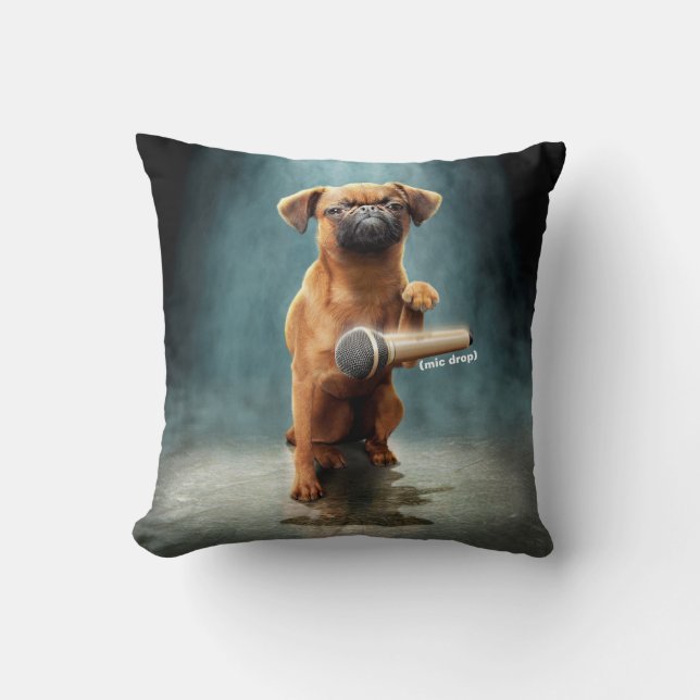 Coussin Bouton de la musique à gâcher (Recto)