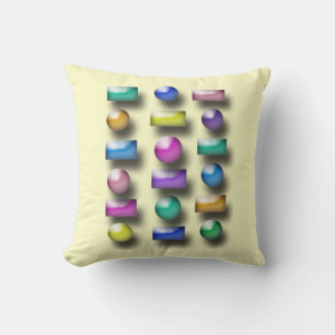 Coussin - Boutons 3D