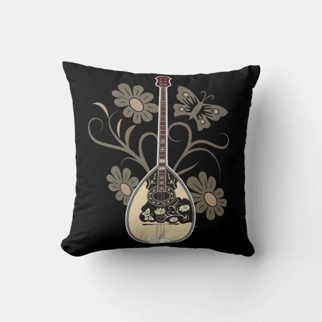 Coussin Bouzouki (Recto)
