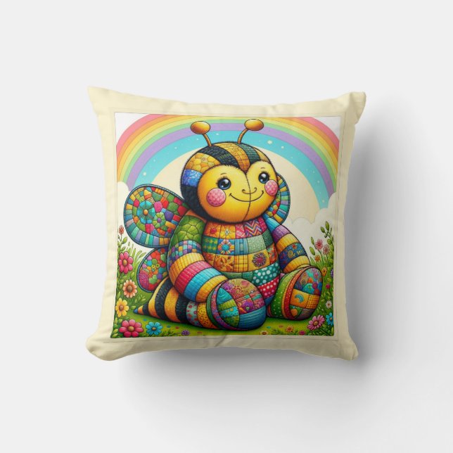 Coussin Bouzzy Patchwork Blossom (Recto)