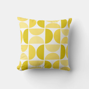 Coussin Bowles minimes du milieu du siècle Jaune