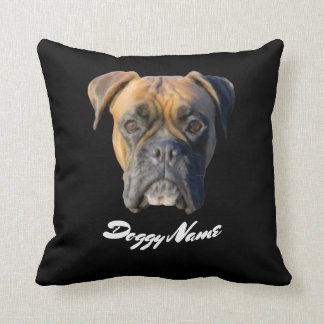 Coussin Boxe Dog Mom Créez votre propre personnage