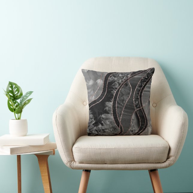 Coussin Bracelet en or marbré Agate 12 (Chaise)