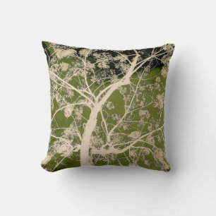 Coussin Branches à fleurs