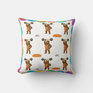 Coussin Brandon, ours dur de cirque