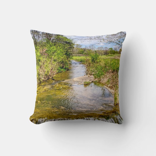 Coussin Branson Fall Creek Stream (Recto)