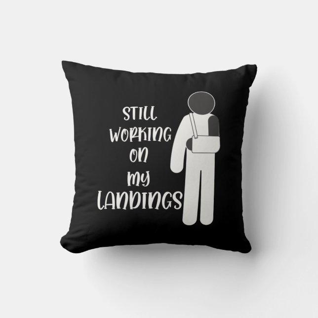 Coussin Bras brisé, mieux vaut Stuntman Kid (Recto)