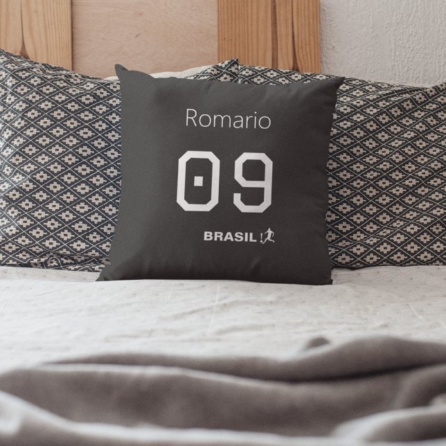 Coussin Brasil Seleção Legend Decor Fan Home Accent (Créateur téléchargé)