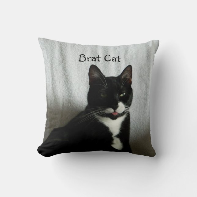 Coussin Brat Cat (Recto)