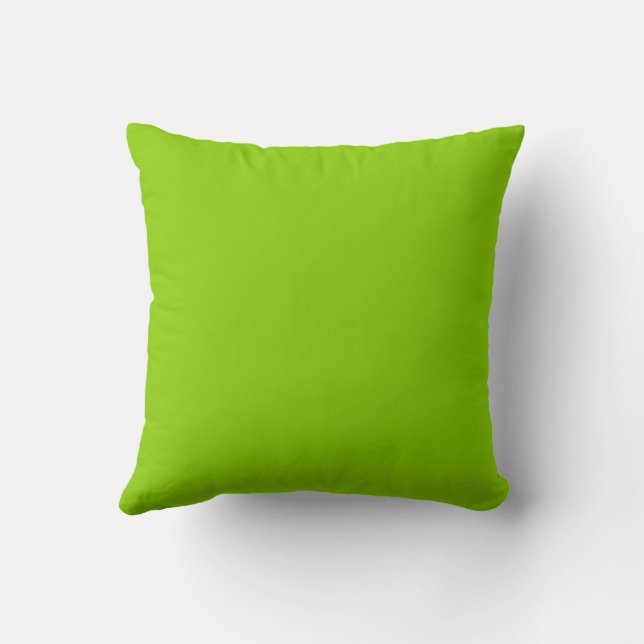 Coussin Brat vert uni (Verso)