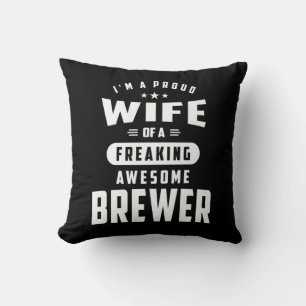 Coussin Brewer Job Title Le Cadeau De L'Enfant Pour Les Ho