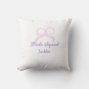 Coussin Bride escouade rose parties scintillant arc étoile