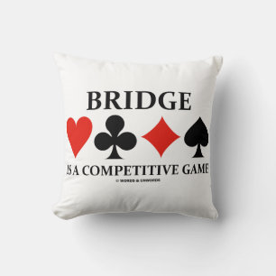 Coussin Bridge Est Un Jeu Concurrentiel Quatre Costumes Ca