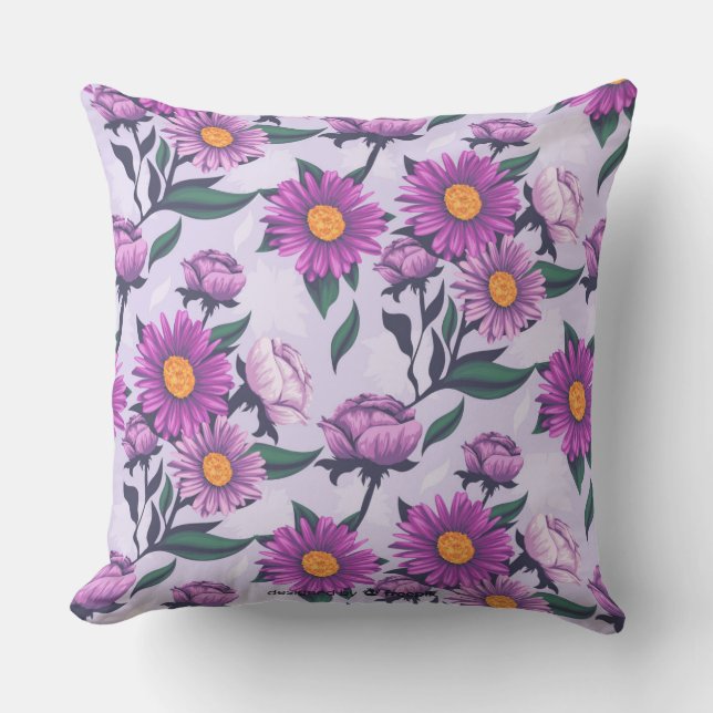 Coussin Bright Bloom Accent Pillow (Recto)