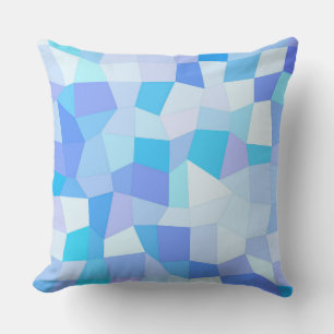 Coussin Bright Blues Mosaic
