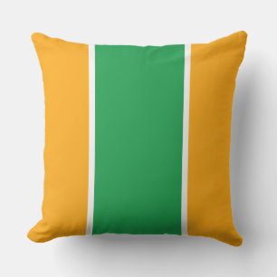 Coussin Bright Green Jaune Orange White Racing Grandes