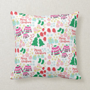 Coussin Bright Happy Motif de Noël