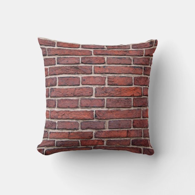 Coussin Briques murales brique mur brique rouge briques (Recto)