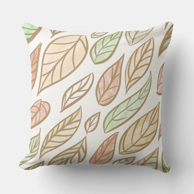 Coussin Brise de Feuille Douillette (Recto)