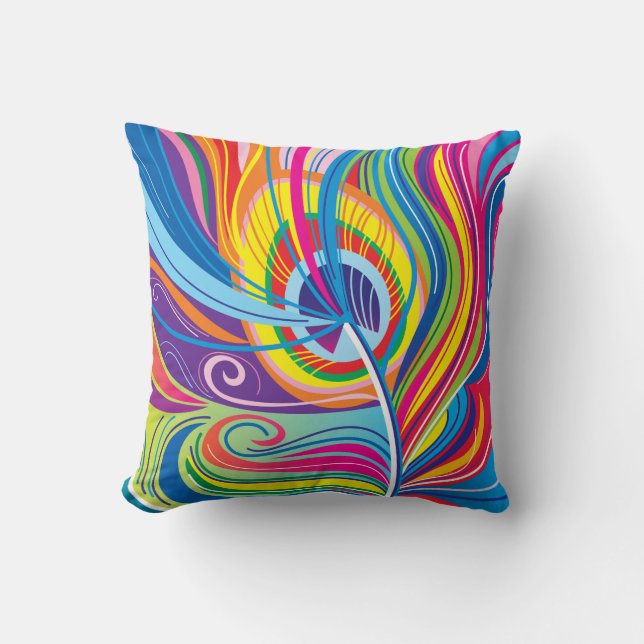Coussin Brise de plume vibrante (Recto)