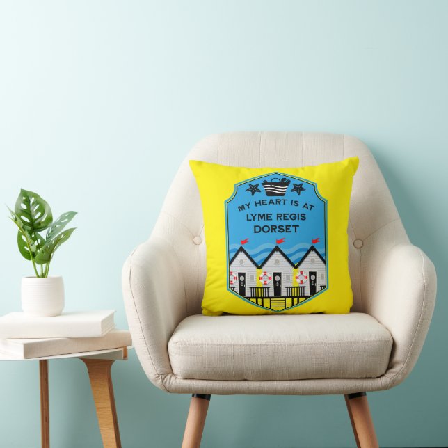Coussin British Beach Hut Cadeaux Et Décor (Chaise)