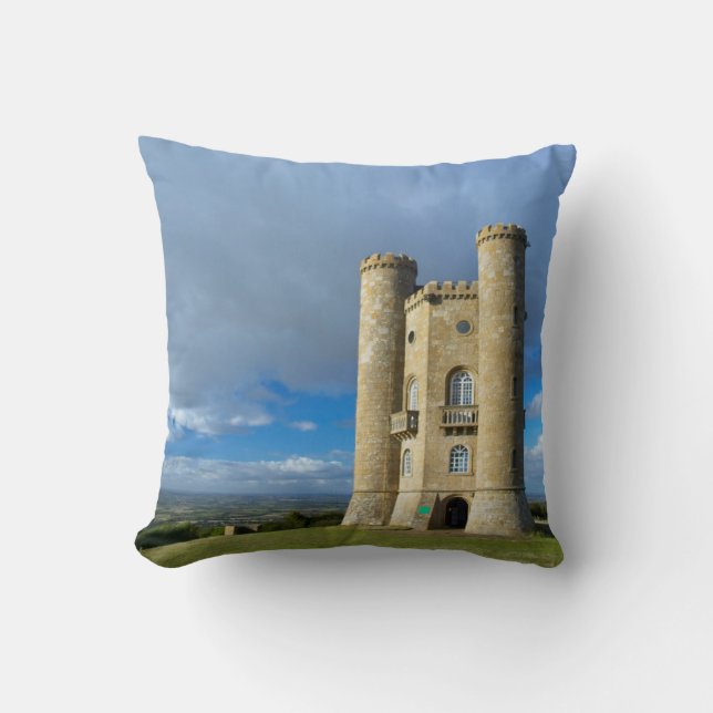 Coussin Broadway Tower, près de Broadway, Worcestershire (Recto)