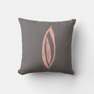 Coussin Broche moderne Retro Inspiré Pétale Forme Flare
