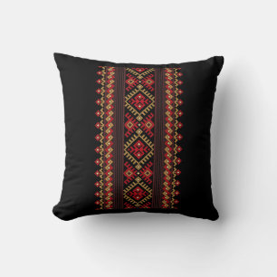 Coussin Broderie Ukraine Vyshyvanka Imprimer Motif ethniqu