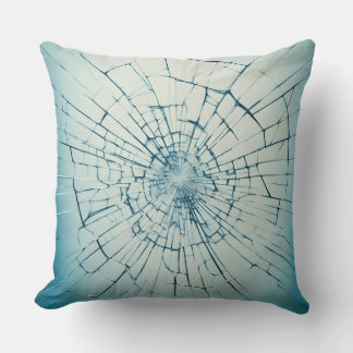Coussin broken glass, cracked