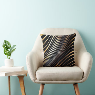 Coussin Bronze/Or afrocentrique