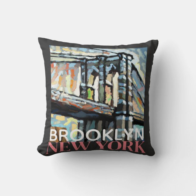 Coussin Brooklyn Bridge New York (Recto)