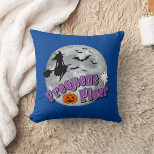 Coussin Broomstick pour sorcière Halloween Circulaire fréq
