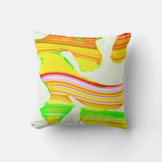 Coussin Brosse arc-en-ciel (Recto)