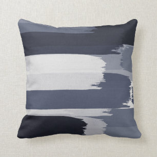 Coussin Brosse bleu gris d'Indigo