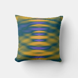 Coussin Brouiller la goutte d'eau créant des ondulations