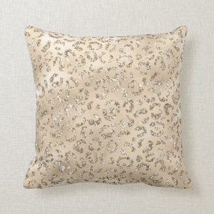 Coussin Brown Cheetah Leopard Skin Imprimer Motif Animal