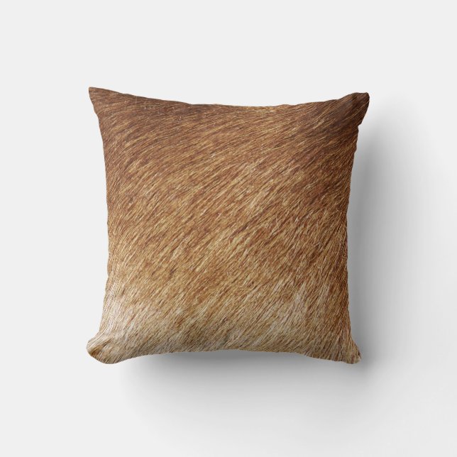 Coussin Brown de coussin de photographie de photo (Recto)