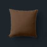 Coussin Brown solide<br><div class="desc">Une jolie couleur beige avec un modèle de texte vide en trois lignes. Cliquez sur personnaliser pour ajouter des mots ou des noms courts, ou achetez-le tel quel, en tant que couleur unie correspondante. Si vous voulez que le mot soit au milieu, laissez la première ligne vide, puis écrivez le...</div>