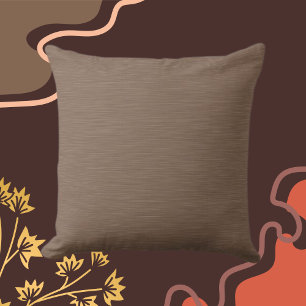 Coussin Brown solide classique