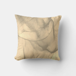 Coussin Brown stratifié / Sac fourre-tout doré